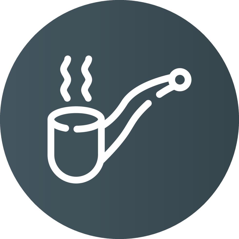 Pipe Cigar Creative Icon Design vector