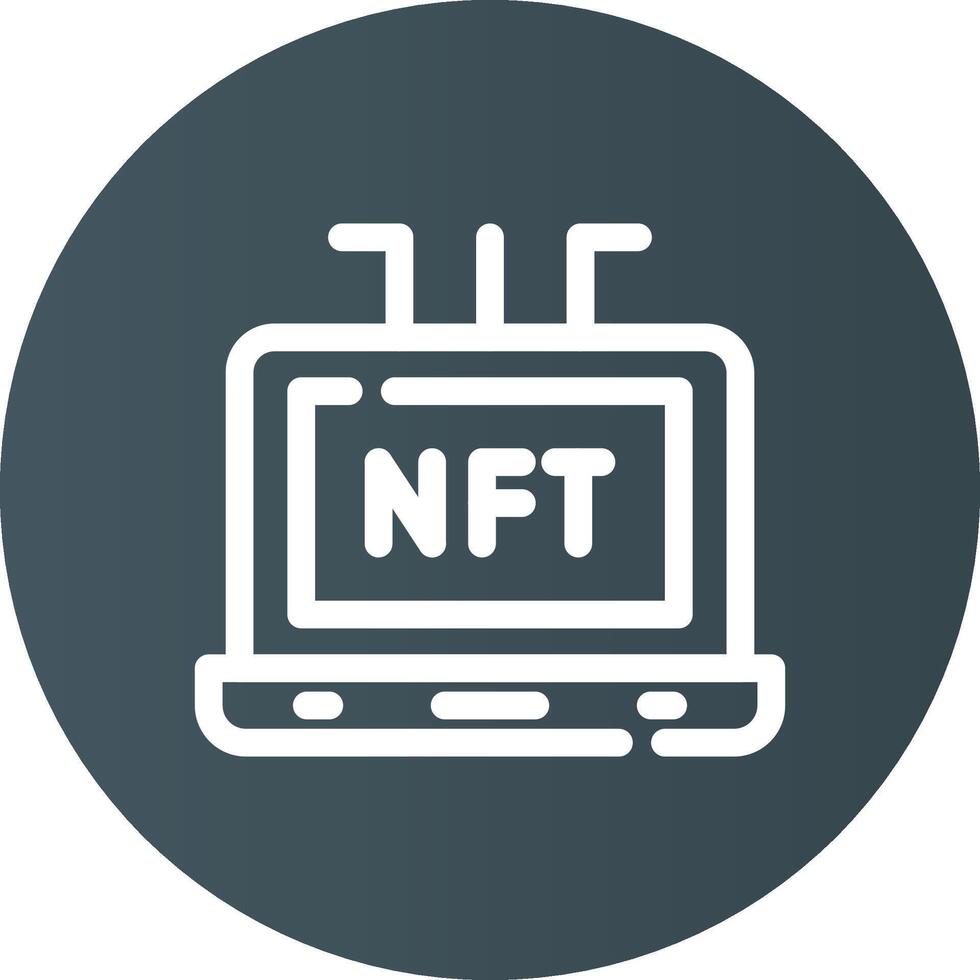 Nft Creative Icon Design vector