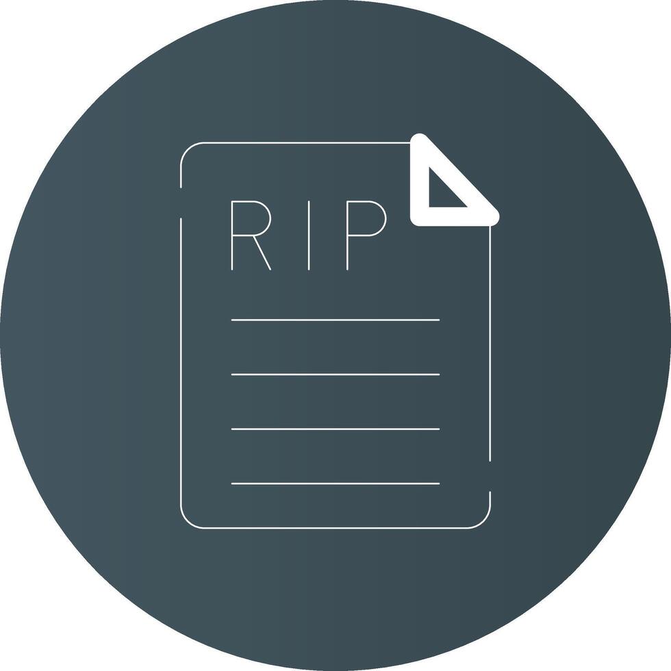 Death Certificate Creative Icon Design vector