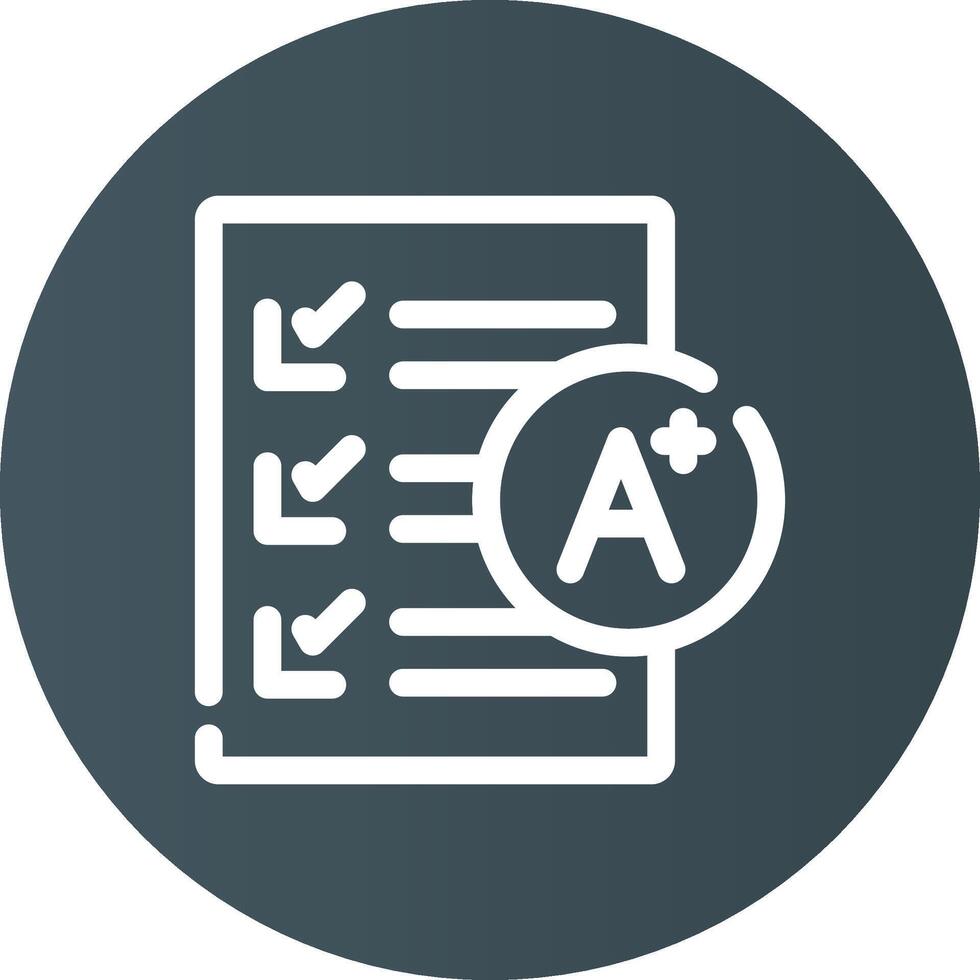 Grades Creative Icon Design vector