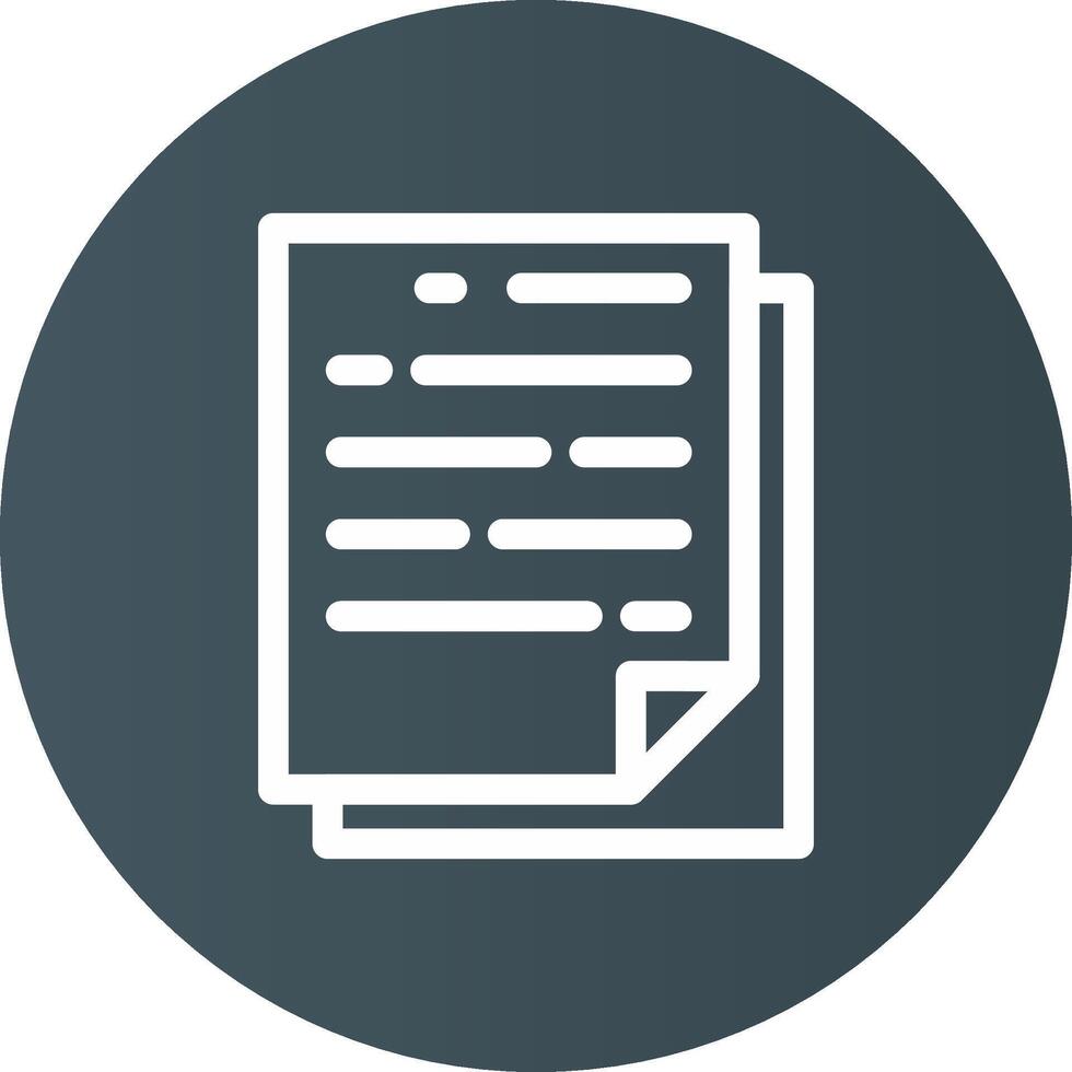 Glyph Circle Light Black Gradient vector