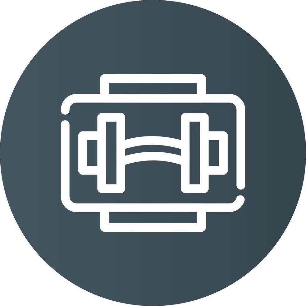 Gym Creative Icon Design vector