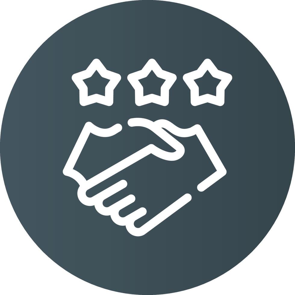 Game Handshake Creative Icon Design vector