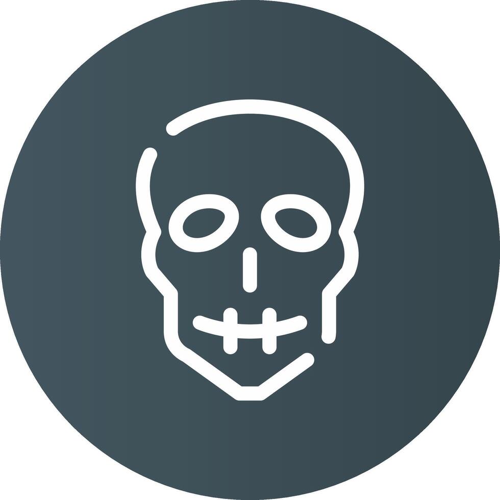 diseño de icono creativo de calavera vector