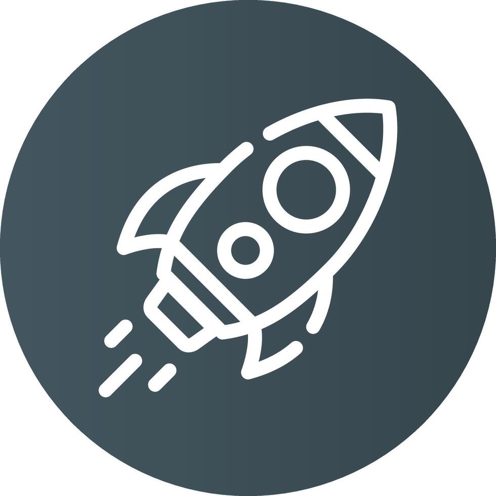 Rocket Creative Icon Design vector