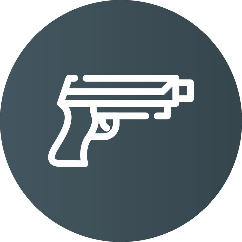 Gun Creative Icon Design vector