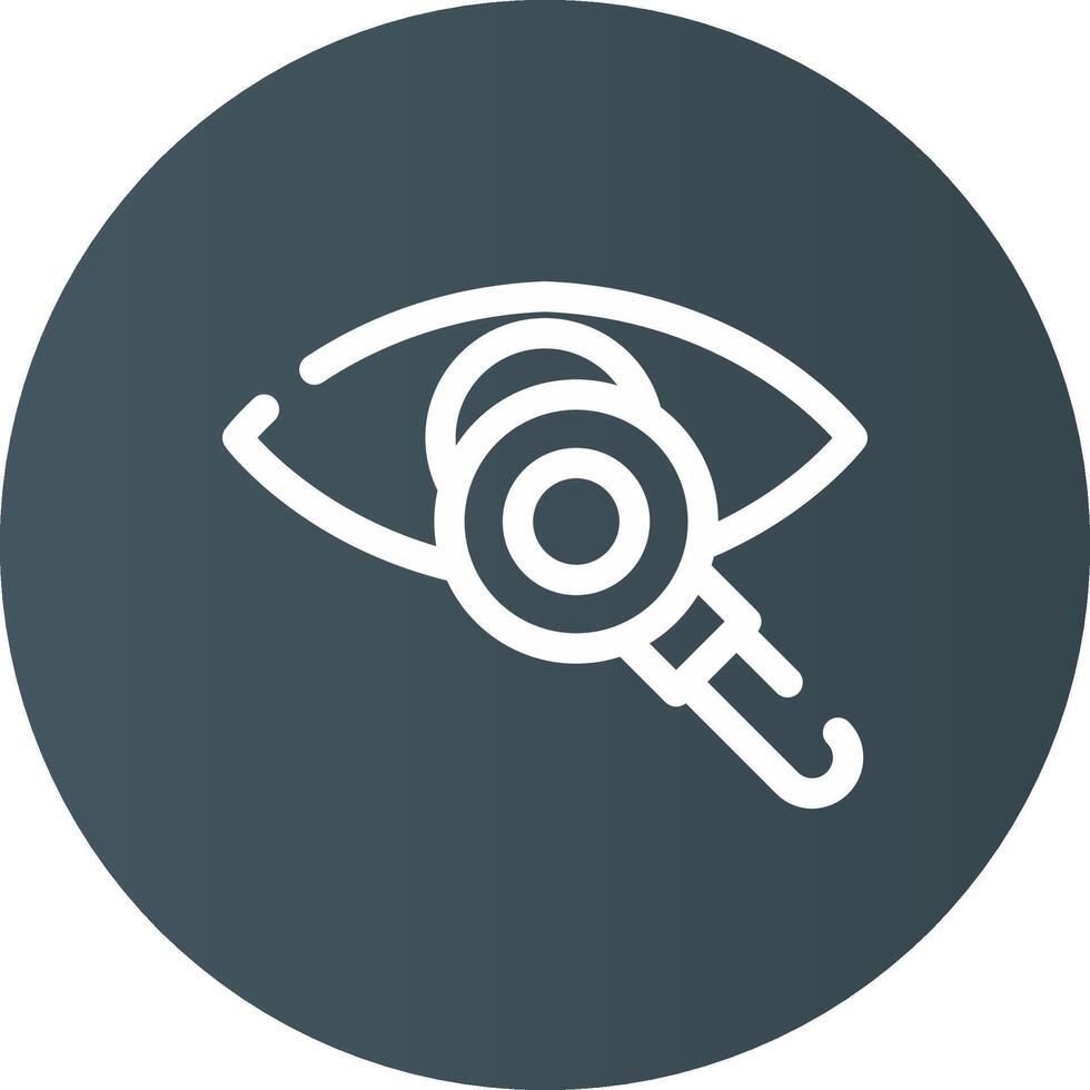 Eye Test Creative Icon Design vector