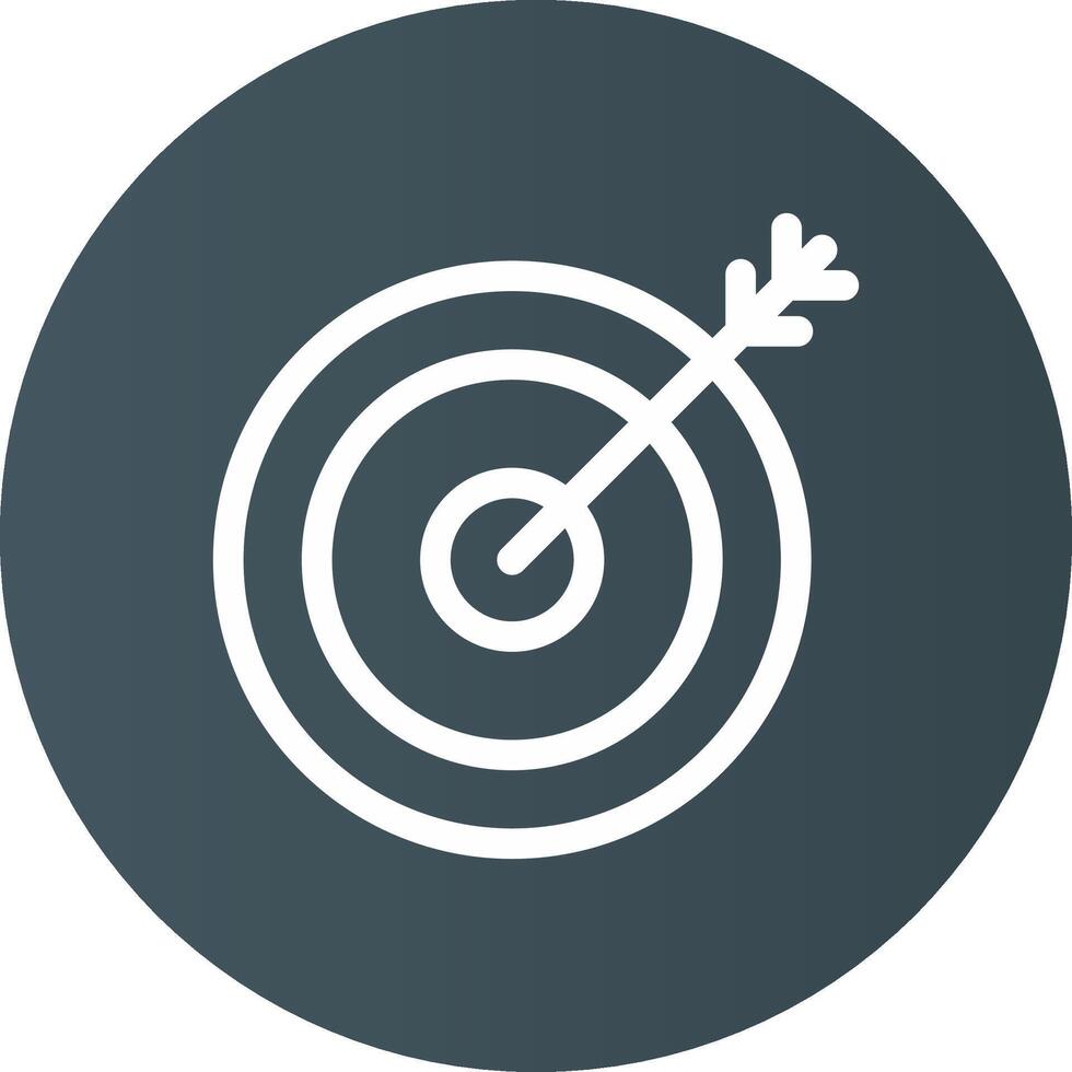 Dartboard Creative Icon Design vector