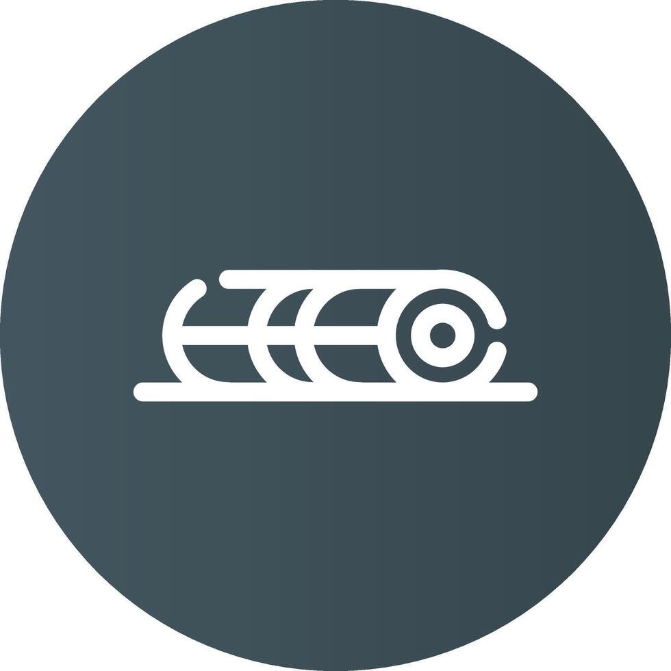 Foam Roller Creative Icon Design vector