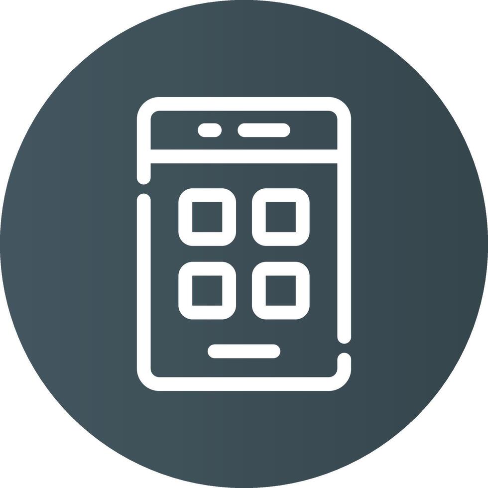 Grid Creative Icon Design vector