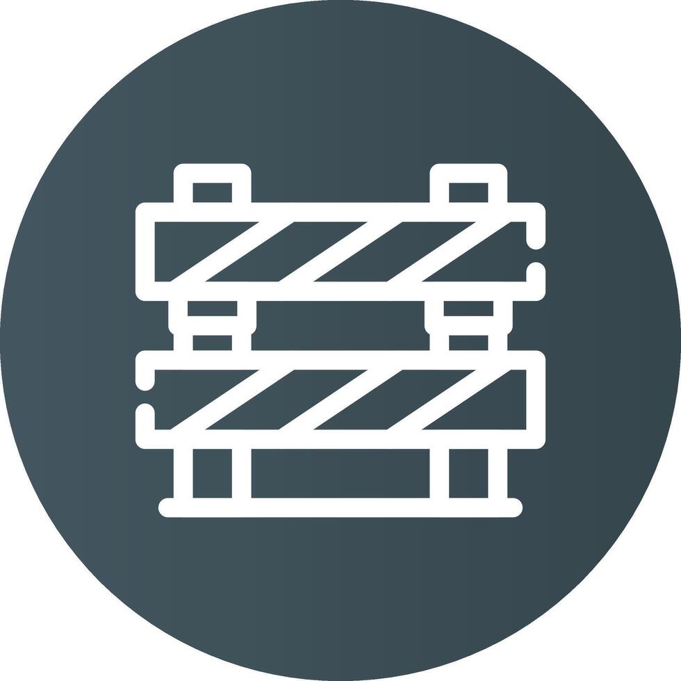 Barrier Creative Icon Design vector