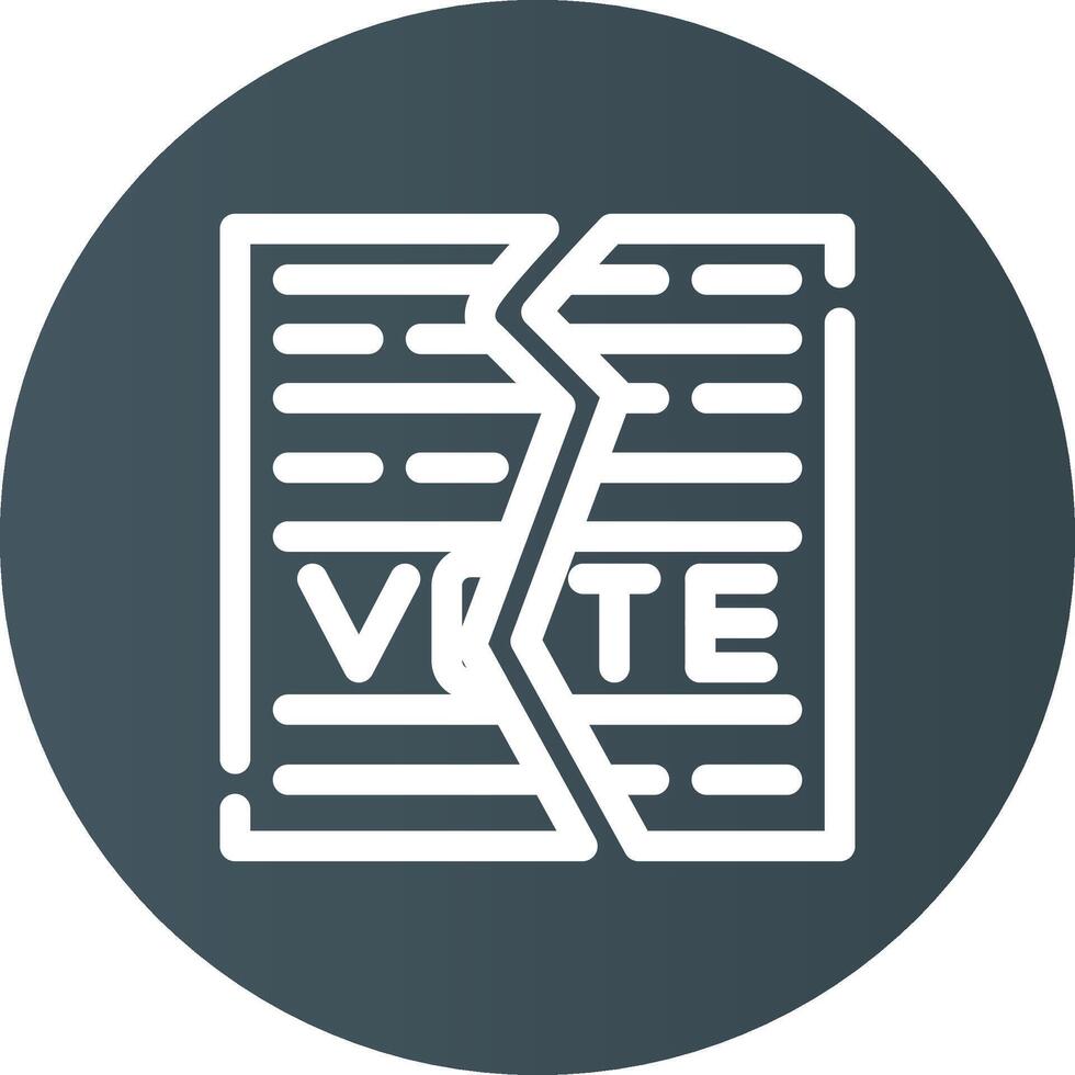 Ballot Creative Icon Design vector