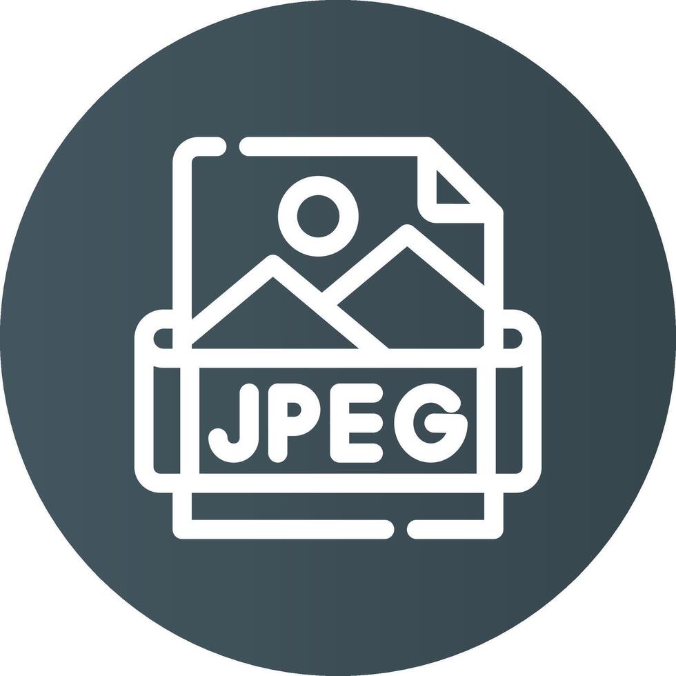 Jpeg Creative Icon Design vector