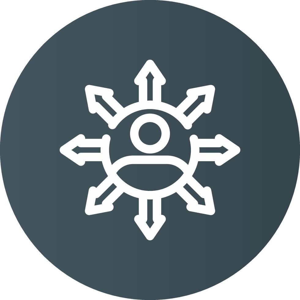 Influence Creative Icon Design vector