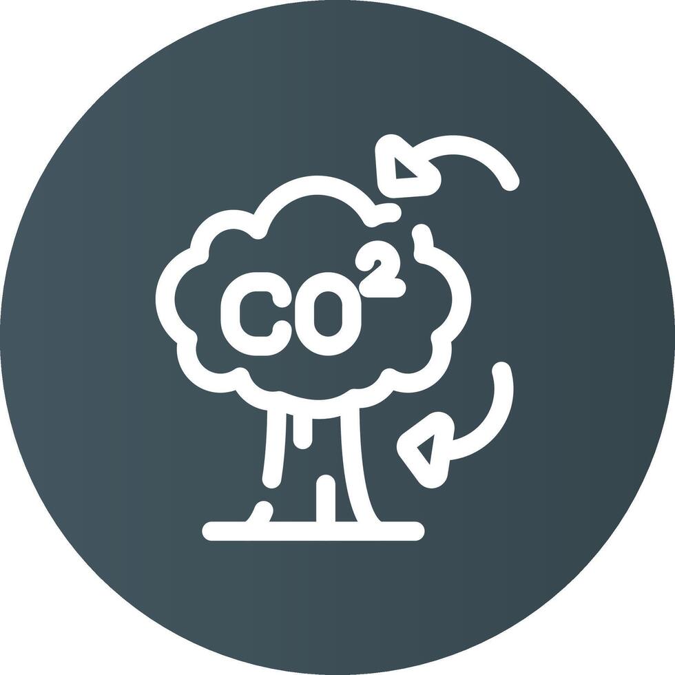 CO2 Creative Icon Design vector