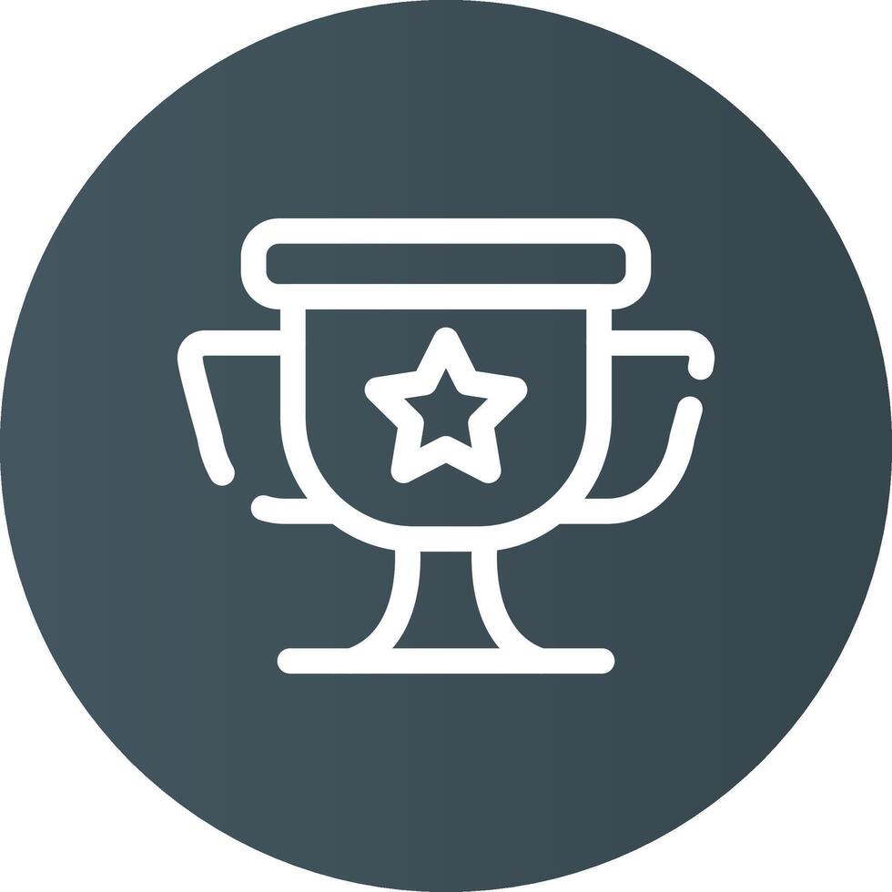 Trophy Creative Icon Design vector