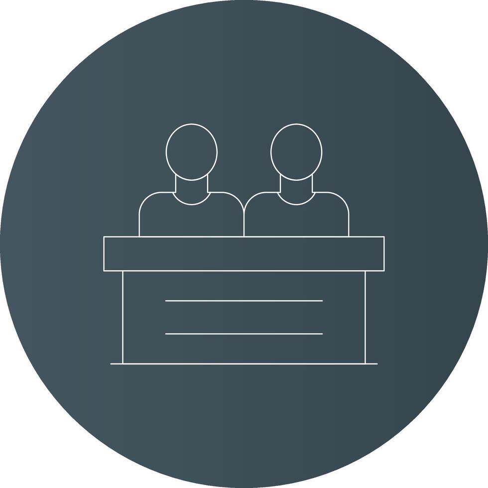 Jury Creative Icon Design vector