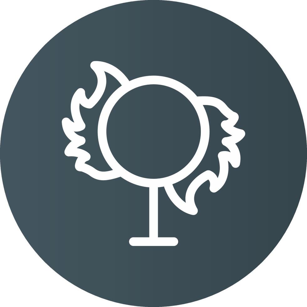 Fire Ring Creative Icon Design vector