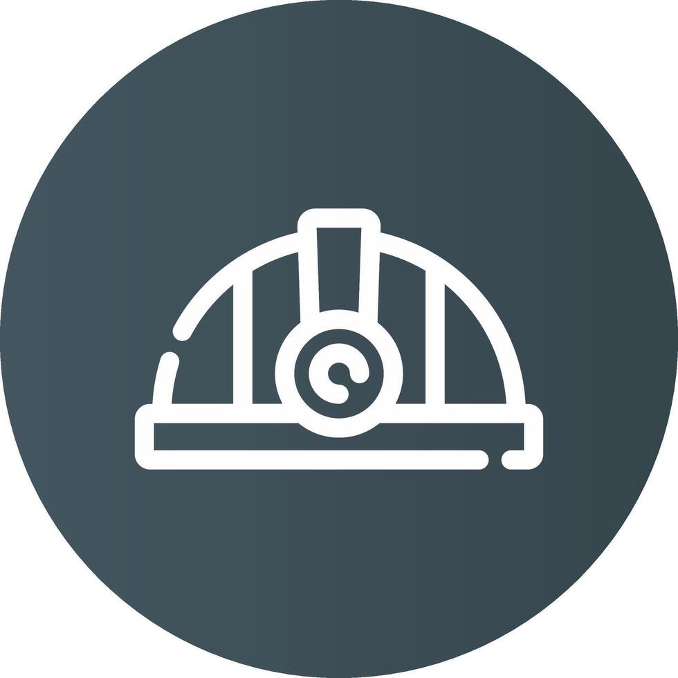 Helmet Creative Icon Design vector