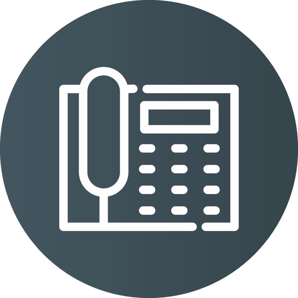 Telephone Creative Icon Design vector