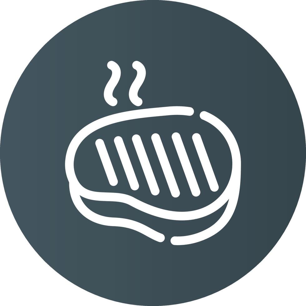 Steak Creative Icon Design vector