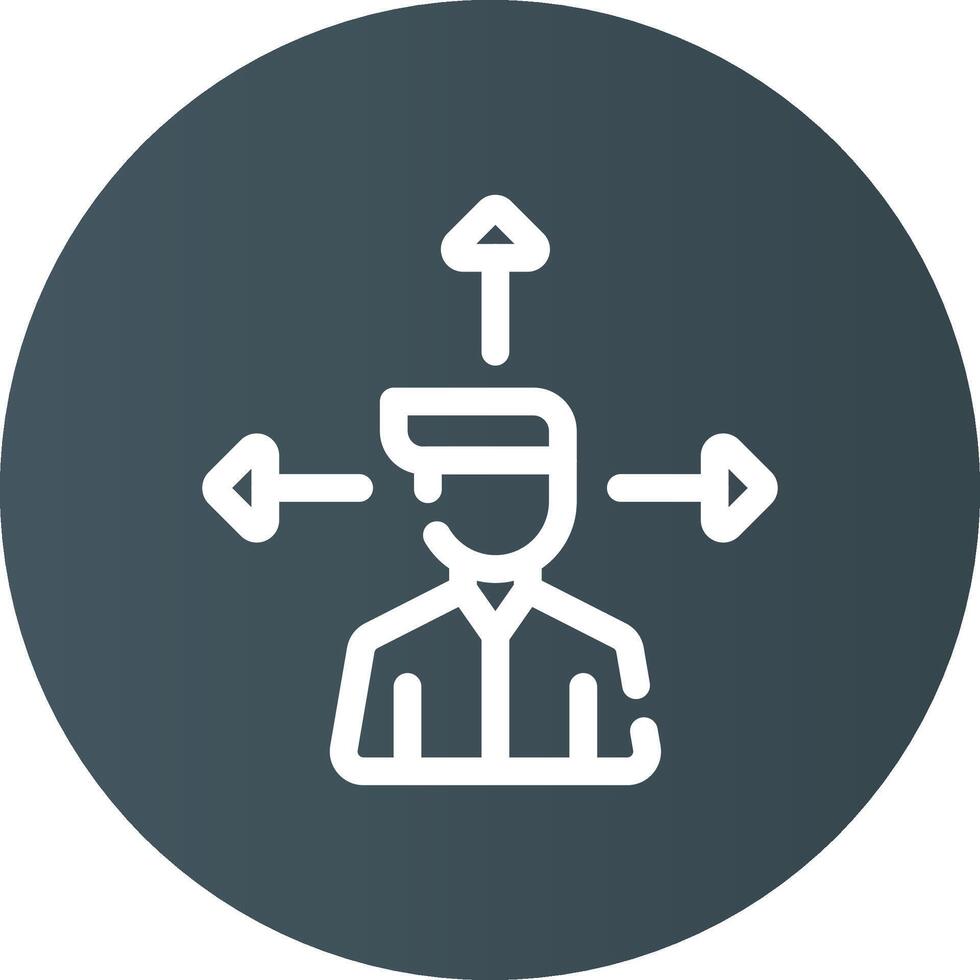 Outsource Management Creative Icon Design vector