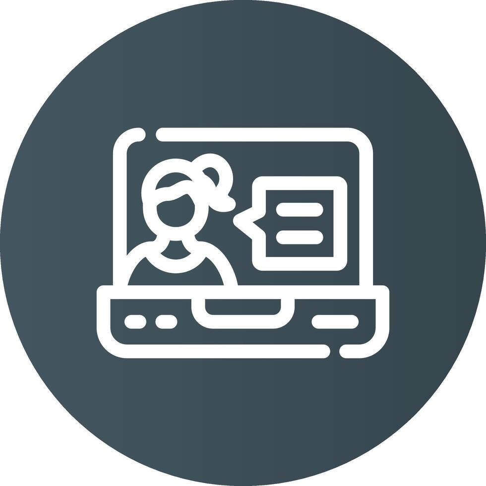 Job Interview Creative Icon Design vector