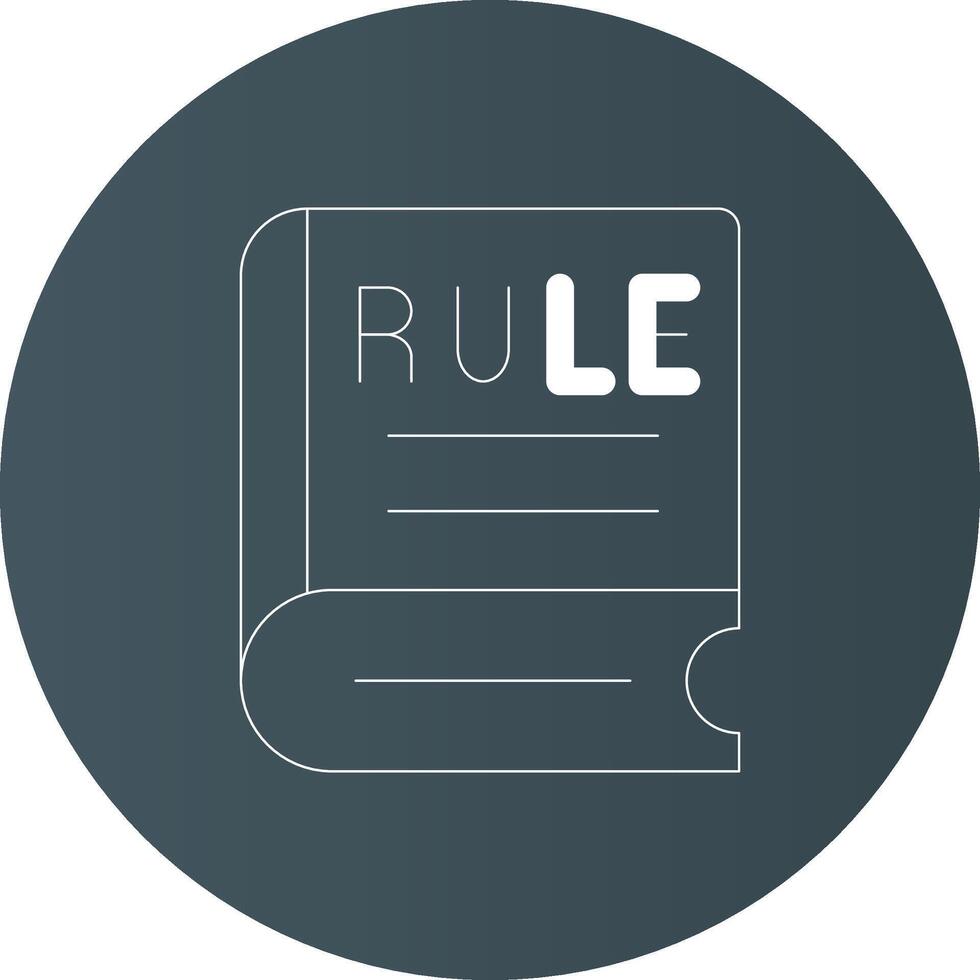 Rule Creative Icon Design vector