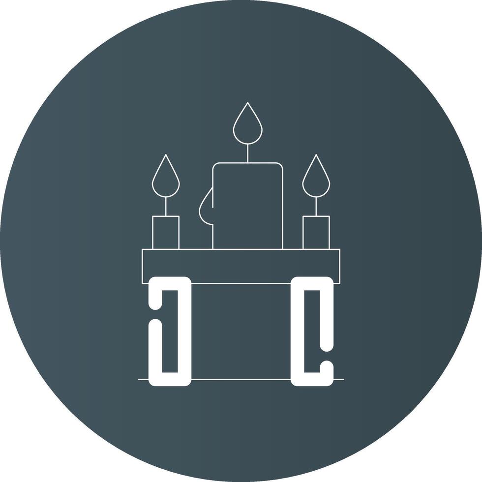 Candles Creative Icon Design vector