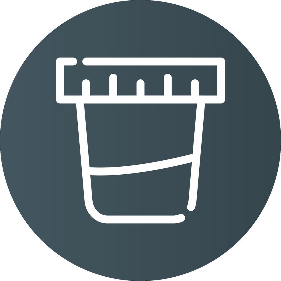 Urine Test Creative Icon Design vector