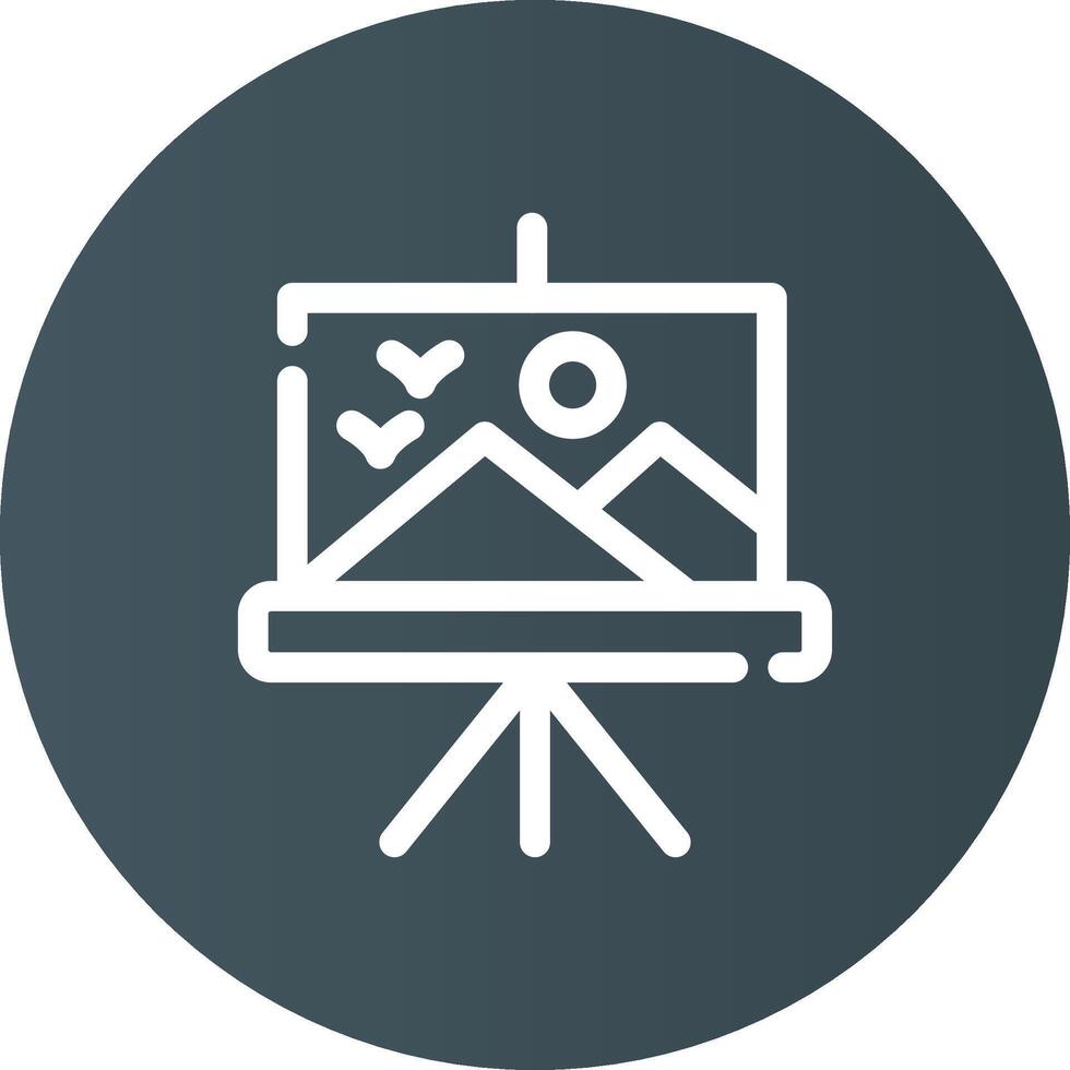 Canvas Creative Icon Design vector