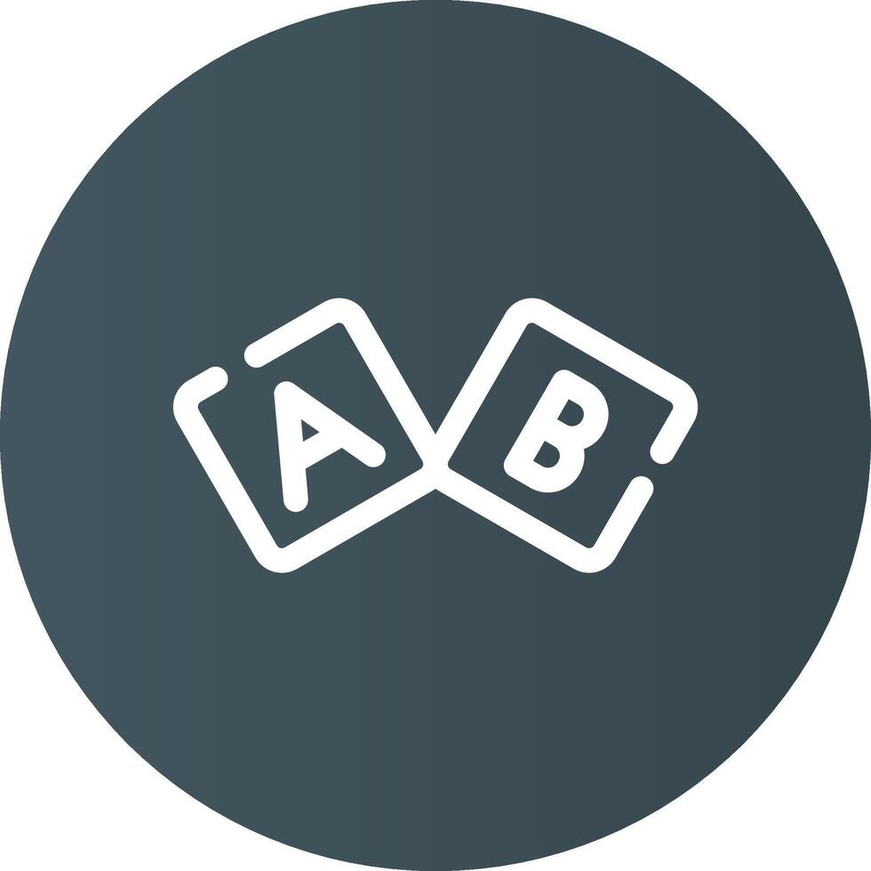 Abc Block Creative Icon Design vector