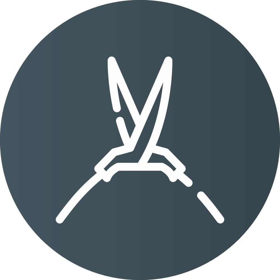 Shears Creative Icon Design vector