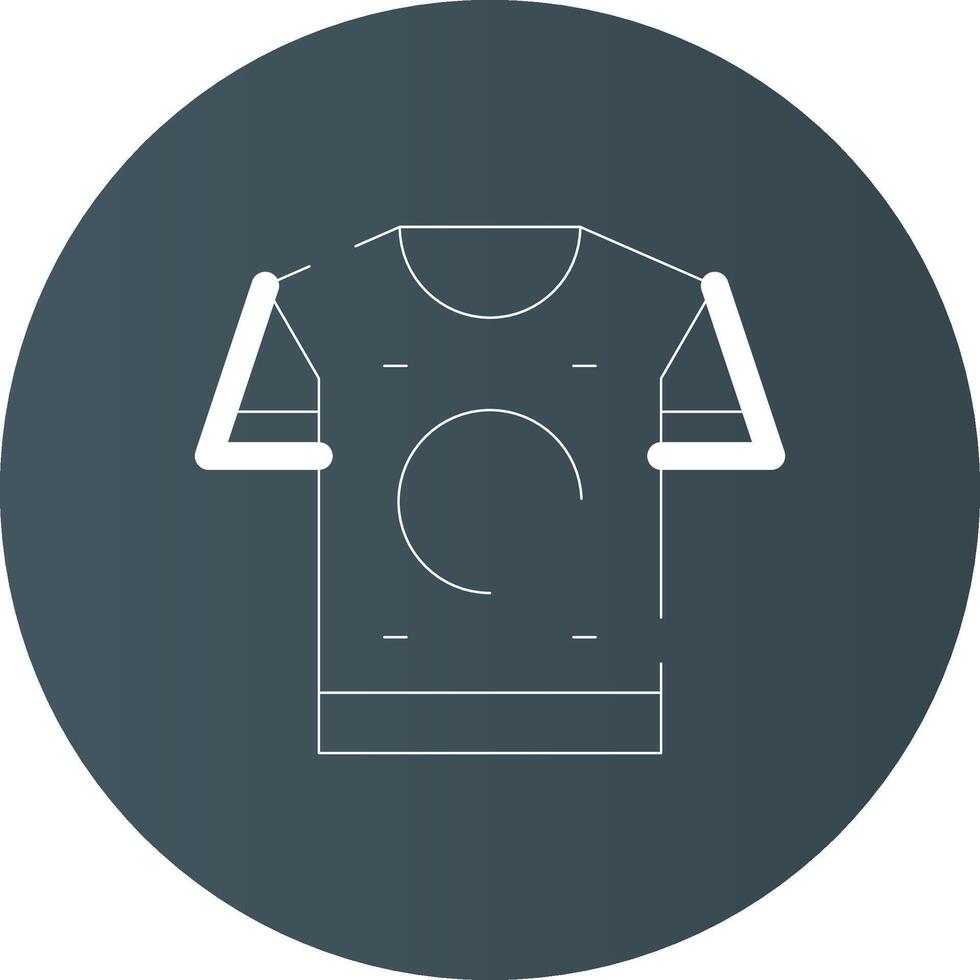 Tshirt Creative Icon Design vector