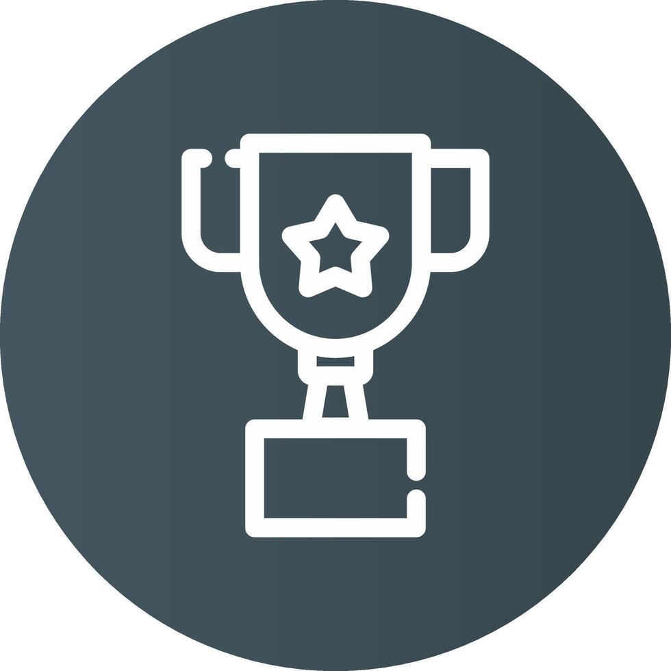 Trophy Creative Icon Design vector