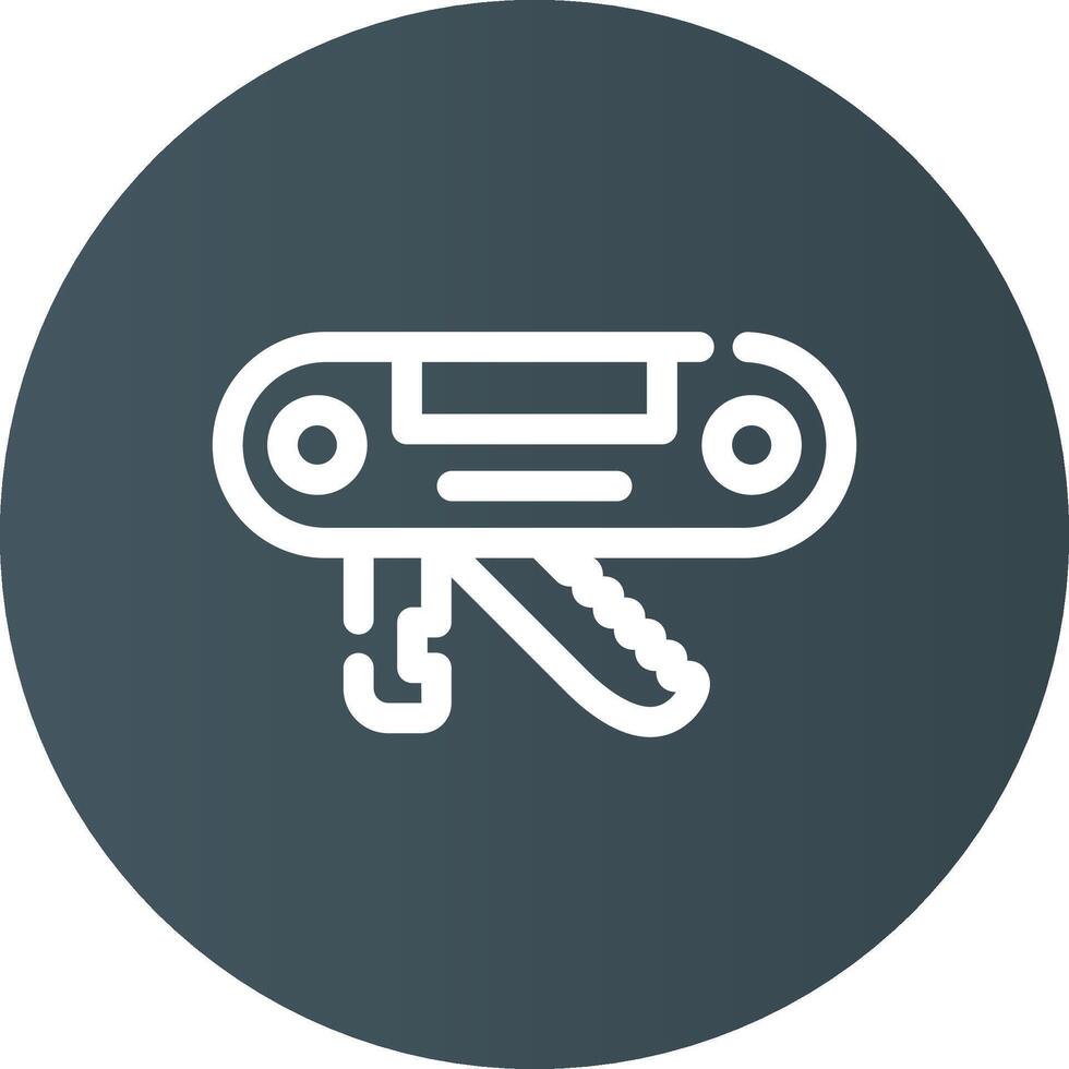 Swiss Army Knife Creative Icon Design vector