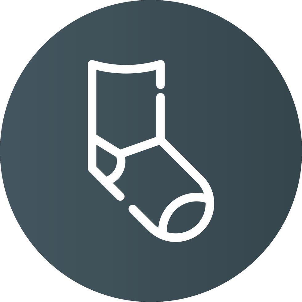 Sock Creative Icon Design vector
