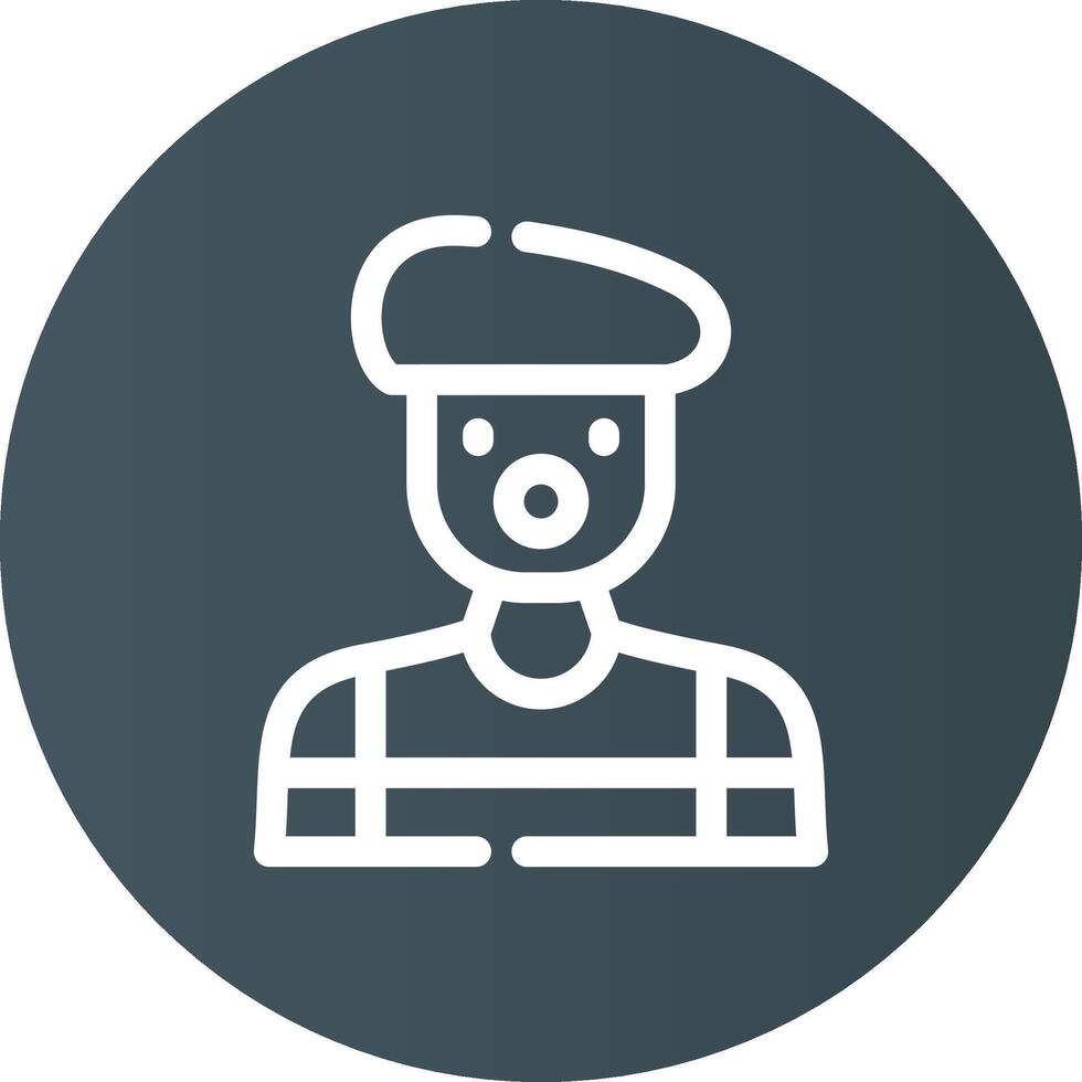 Mime Creative Icon Design vector
