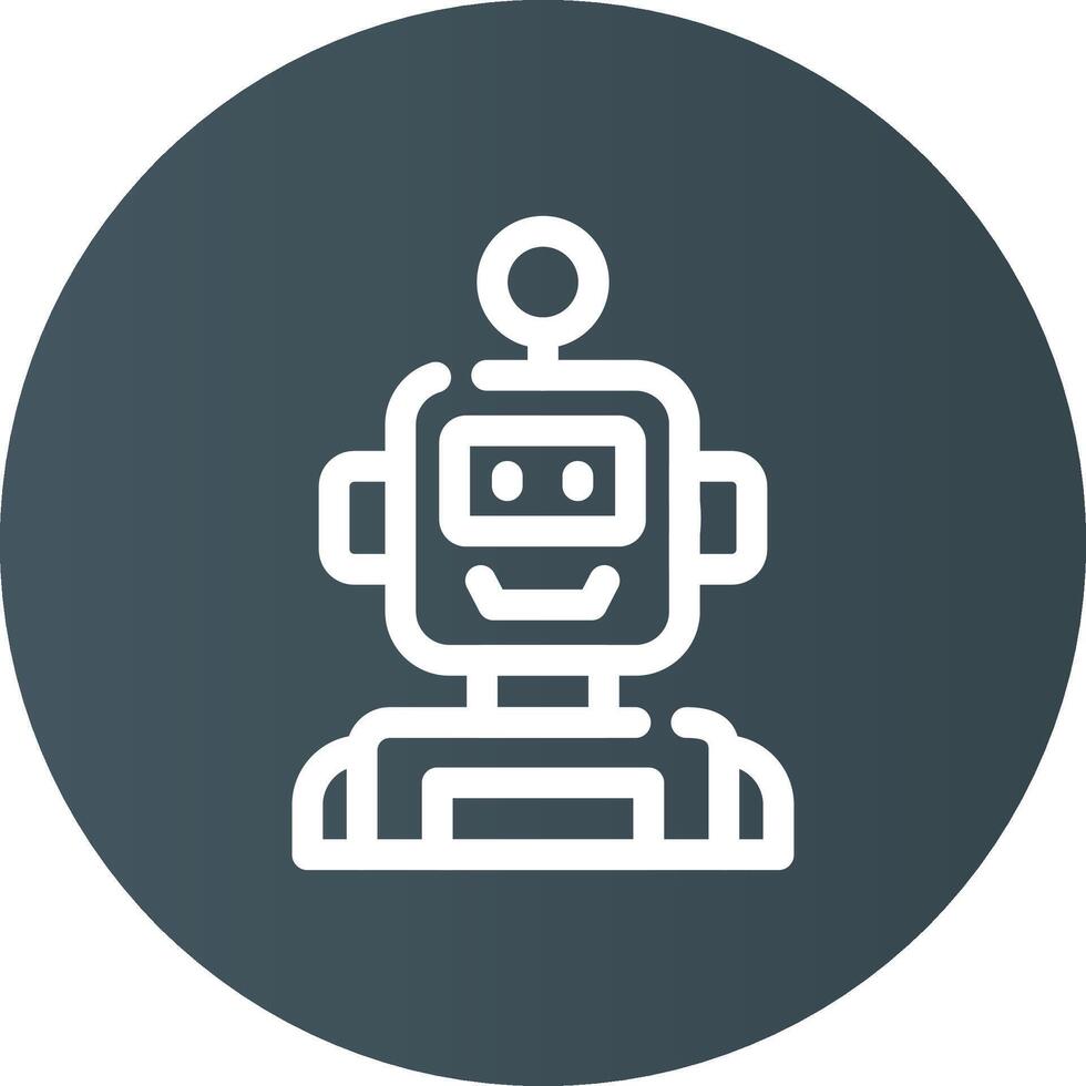 Bot Creative Icon Design vector