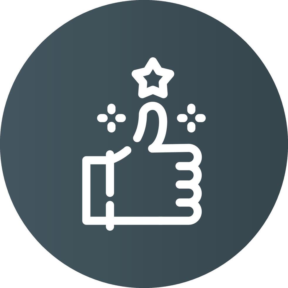 Appreciation Creative Icon Design vector