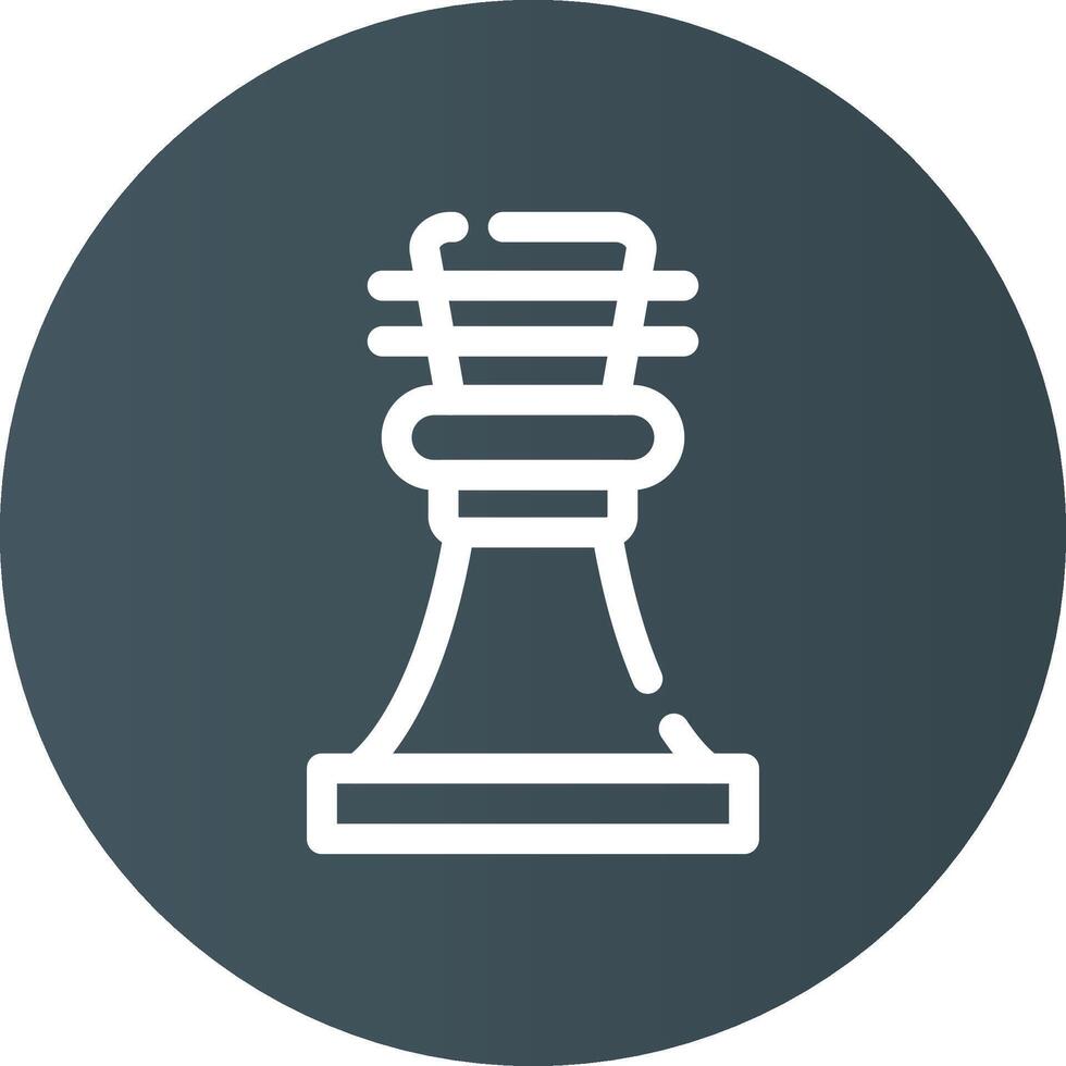 Chess Game Creative Icon Design vector