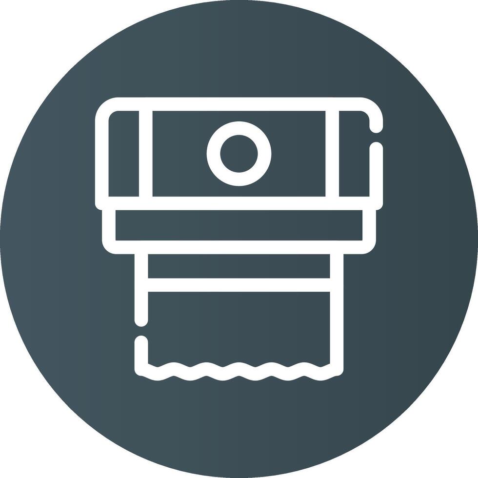 Paper Towel Creative Icon Design vector