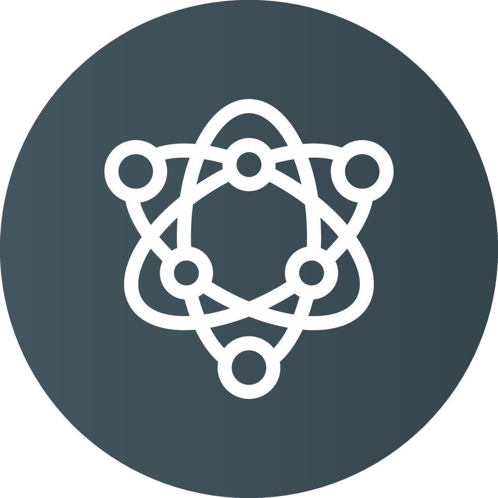 Atom Creative Icon Design vector