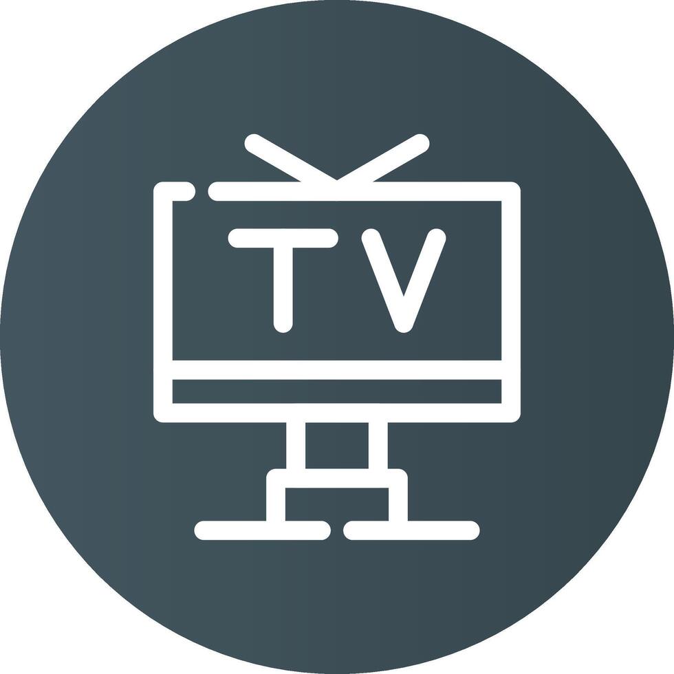 Tv Creative Icon Design vector