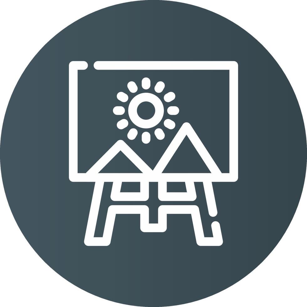 Canvas Creative Icon Design vector
