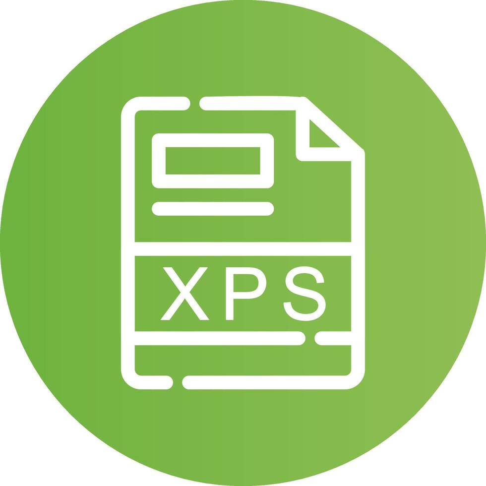 XPS Creative Icon Design vector