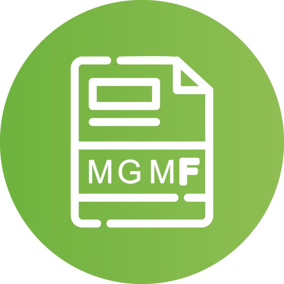 MGMF Creative Icon Design vector