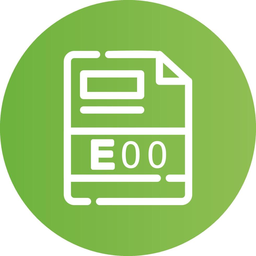 E00 Creative Icon Design vector