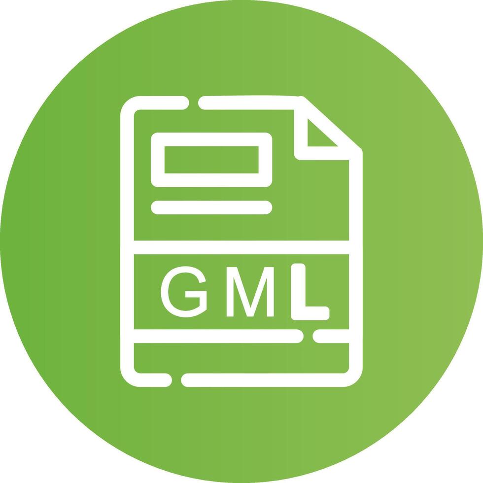 GML Creative Icon Design vector