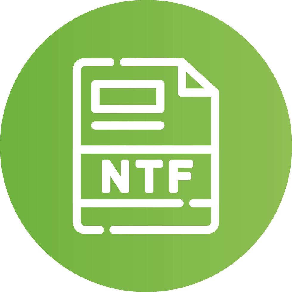 NTF Creative Icon Design vector